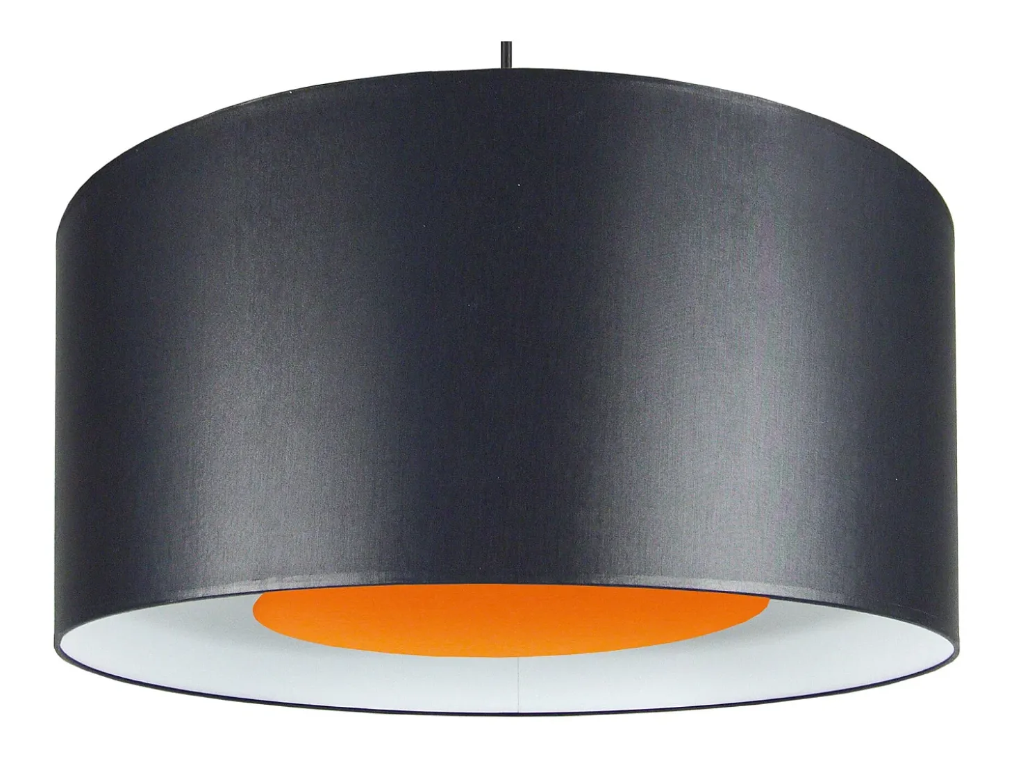 Suspensión TOSEL ,tela ,Negro ,A80xD35xP35 cm