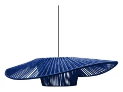 TOSEL Suspensión ,tela, , A 70xD55x P 60cm Azul