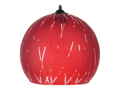 TOSEL Lámpara Suspendida^Suspensión ,vidrio ,, A 78xD17xP17cm Rojo