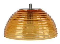 Suspensión TOSEL ,vidrio,AMARILLO,A 77xD36xP36cm