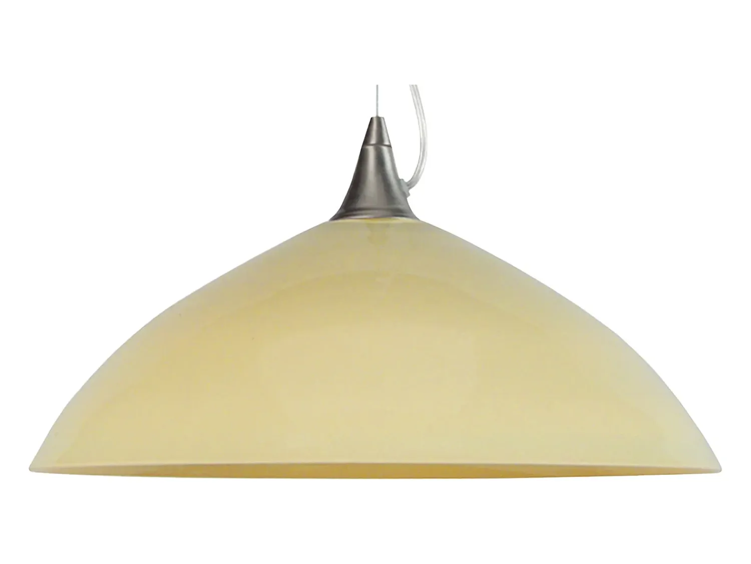 TOSEL Lámpara Suspendida^Suspensión ,vidrio,,A77x D38xP38cm Beige
