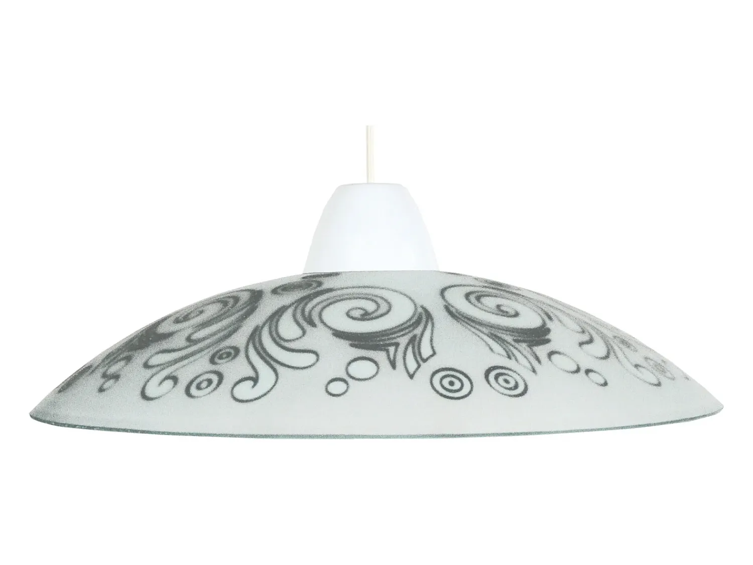 TOSEL Lámpara Suspendida^Suspensión ,vidrio, ,A74xD45xP45cm Blanco