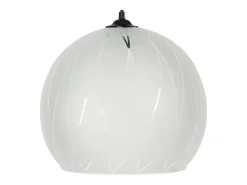 Suspensión TOSEL ,vidrio,Gris ,A85xD 30xP30cm