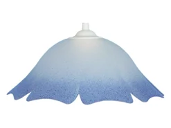 TOSEL Lámpara Suspendida^Suspensión ,vidrio,Gris ,A80x D 35xP35 cm Azul