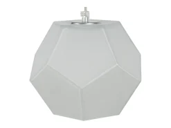 TOSEL Lámpara Suspendida^Suspensión ,vidrio, ,A 77xD19x P 19cm Gris