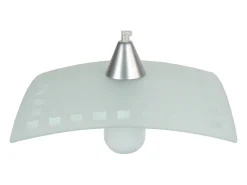 TOSEL Lámpara Suspendida^Suspensión ,vidrio, ,A60xD 30xP30cm Gris