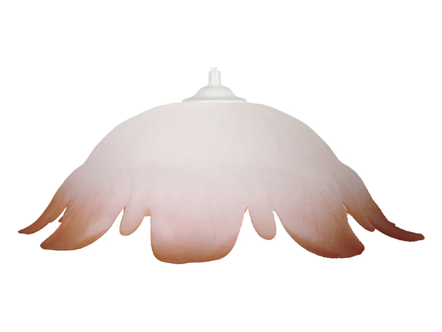 Suspensión TOSEL ,vidrio,Marrón, A 70xD35xP35cm
