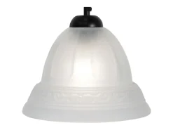Suspensión TOSEL ,vidrio,Negro,A68xD17xP17cm