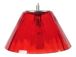 Suspensión TOSEL ,vidrio,Negro ,A 80xD37x P 37cm