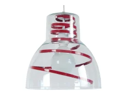 Clearance TOSEL Suspensión ,vidrio-,,A90xD30xP30cm Rojo