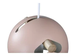 Venture Home Lámpara Suspendida^Suspensión de acero Tubbie old rose con 1 pantalla Rosa