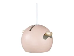 Venture Home Lámpara Suspendida^Suspensión de acero Tubbie old rose con 1 pantalla Rosa