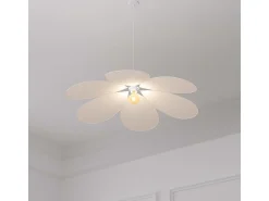 Atmosphera Lámpara Suspendida^Suspensión en forma de pétalo Beige