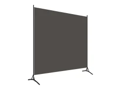 Tabique divisorio antracita de tela 175x180 cm