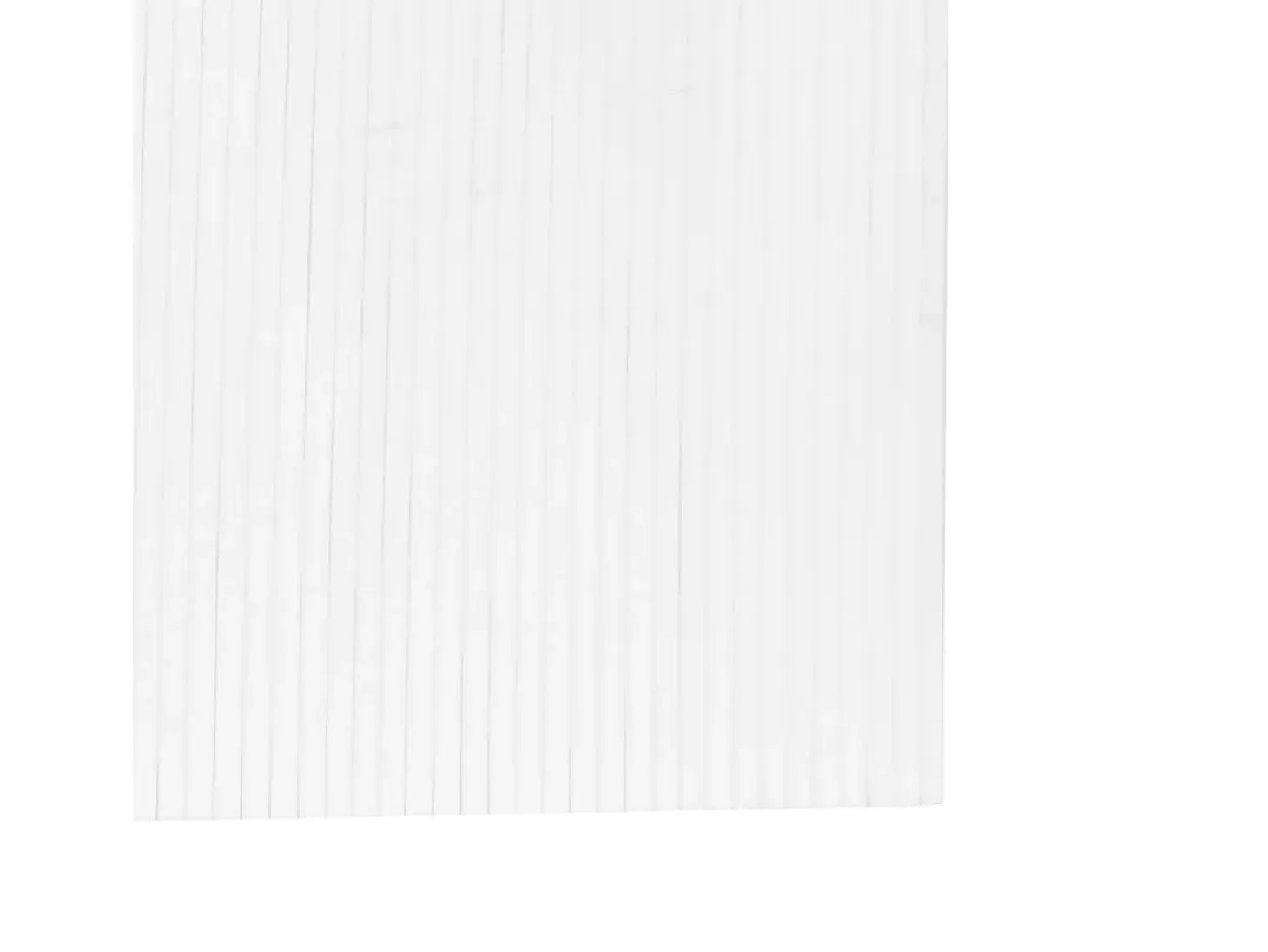 Tabique divisorio blanco 165x800 cm bambú