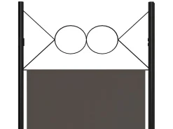 Tabique divisorio de 3 paneles Antracita 120x180 cm