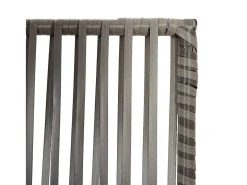 Sale Tabique divisorio de 5 paneles de mimbre de resina Gris