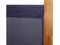 Tabique divisorio de 4 paneles azul oscuro 280x180 cm