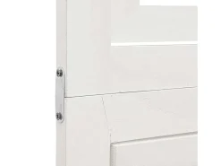 Tabique divisorio de 6 paneles en madera maciza de paulownia blanca