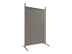 Tabique divisorio de 2 paneles Antracita 175x180 cm Tejido