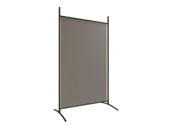 Tabique divisorio de 4 paneles Antracita 346x180 cm Tejido