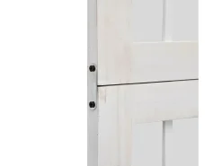 Tabique divisorio de 6 paneles en madera maciza de paulownia blanca