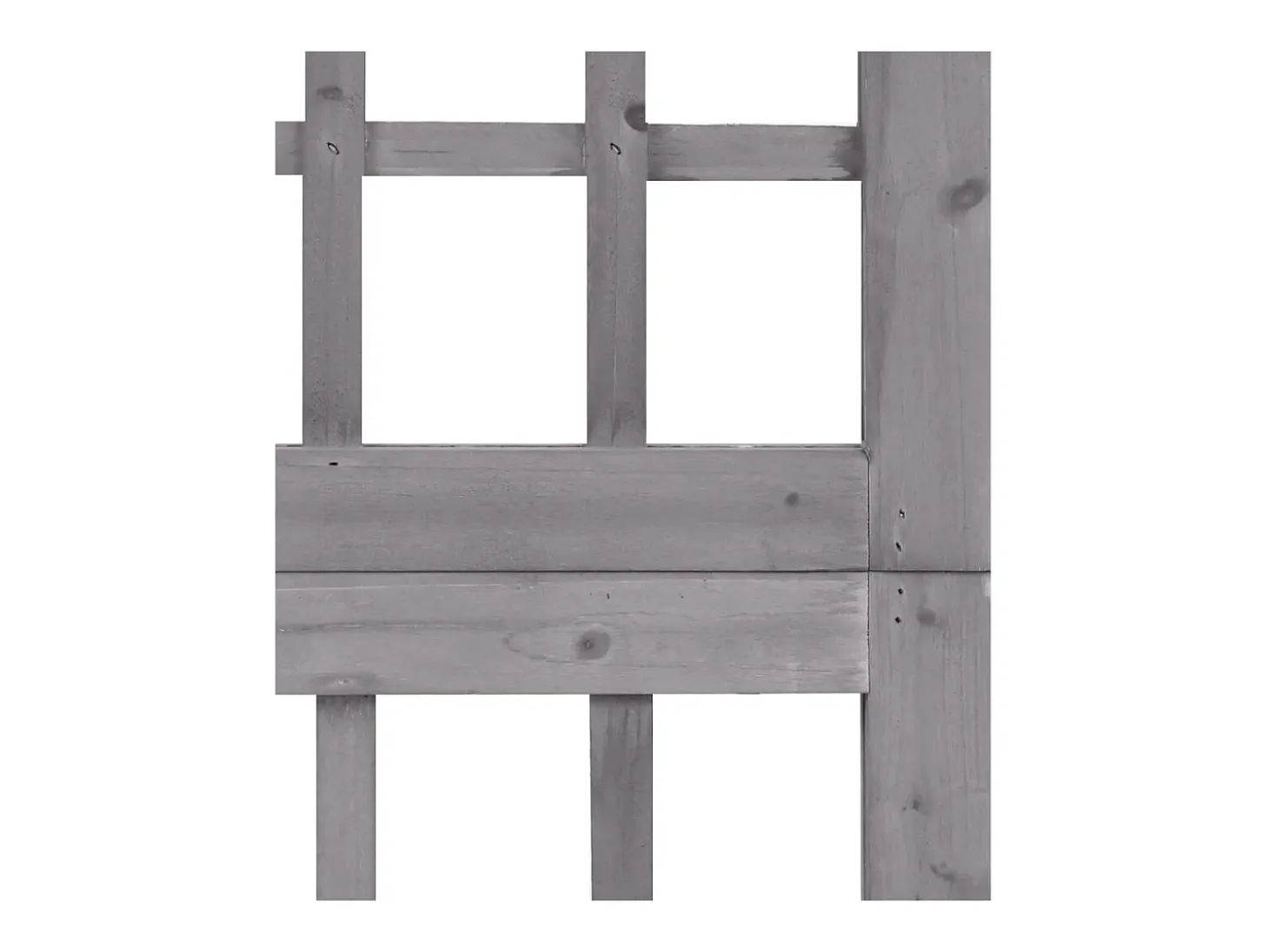 Tabique divisorio de 6 paneles/celosía de madera maciza de abeto