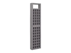 Tabique divisorio de 6 paneles/celosía de madera maciza de abeto