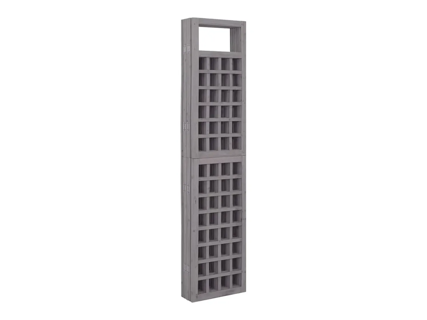 Tabique divisorio de 6 paneles/celosía de madera maciza de abeto