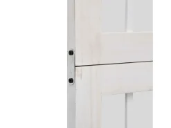 Tabique divisorio de 4 paneles en madera maciza de paulownia blanca