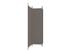 Tabique divisorio de 3 paneles Antracita 150x220 cm Tejido