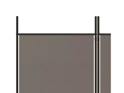 Tabique divisorio de 3 paneles Antracita 150x220 cm Tejido