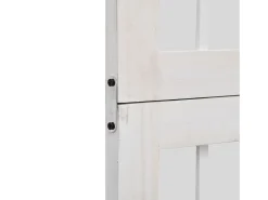 Tabique divisorio de 4 paneles en madera maciza de paulownia blanca