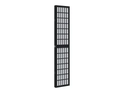 Tabique divisorio de 4 paneles en madera maciza de paulownia negra