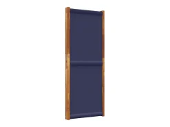 Sale Tabique divisorio de 3 paneles oscuro 210x180 cm Azul