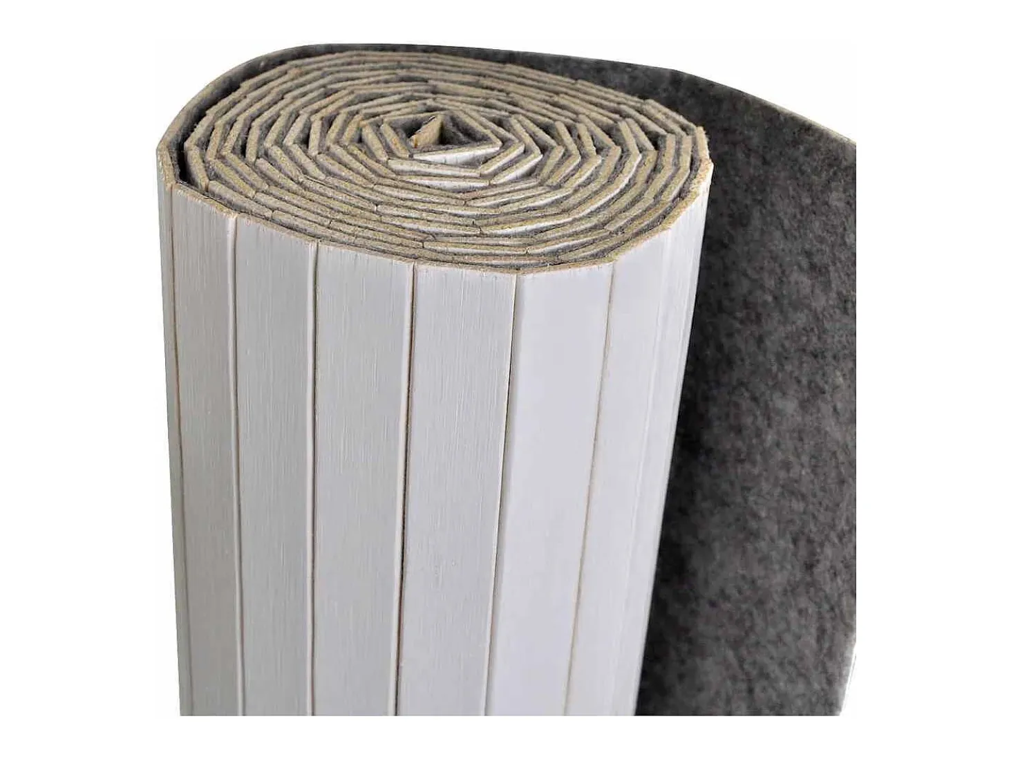 Tabique divisorio de bambú blanco 250 x 165 cm