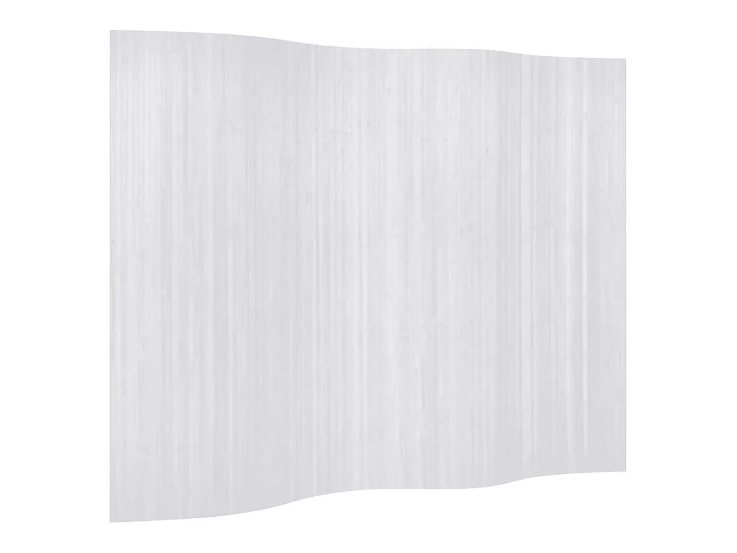 Tabique divisorio de bambú blanco 250 x 165 cm