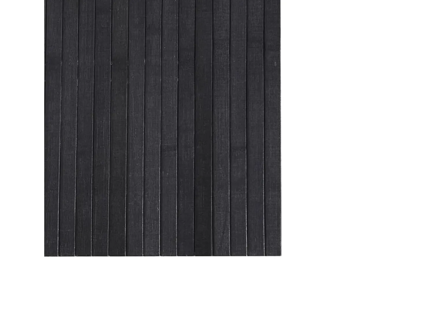 Tabique divisorio gris 165x400 cm bambú