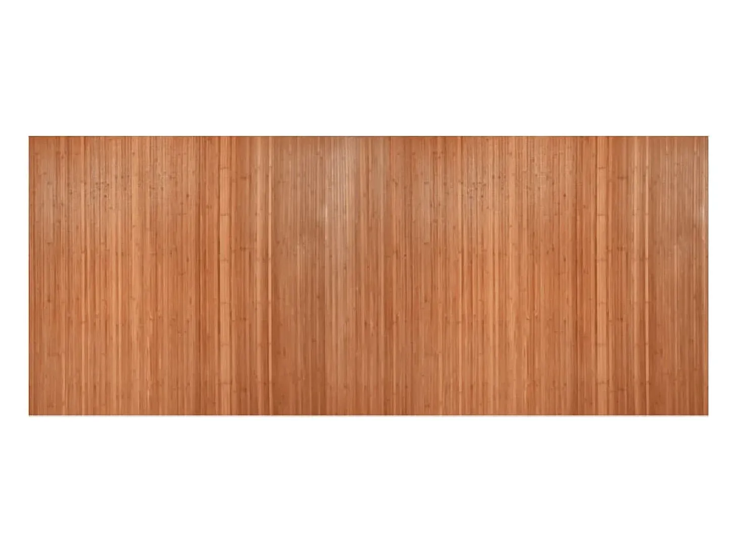 Tabique divisorio marrón 165x400 cm bambú