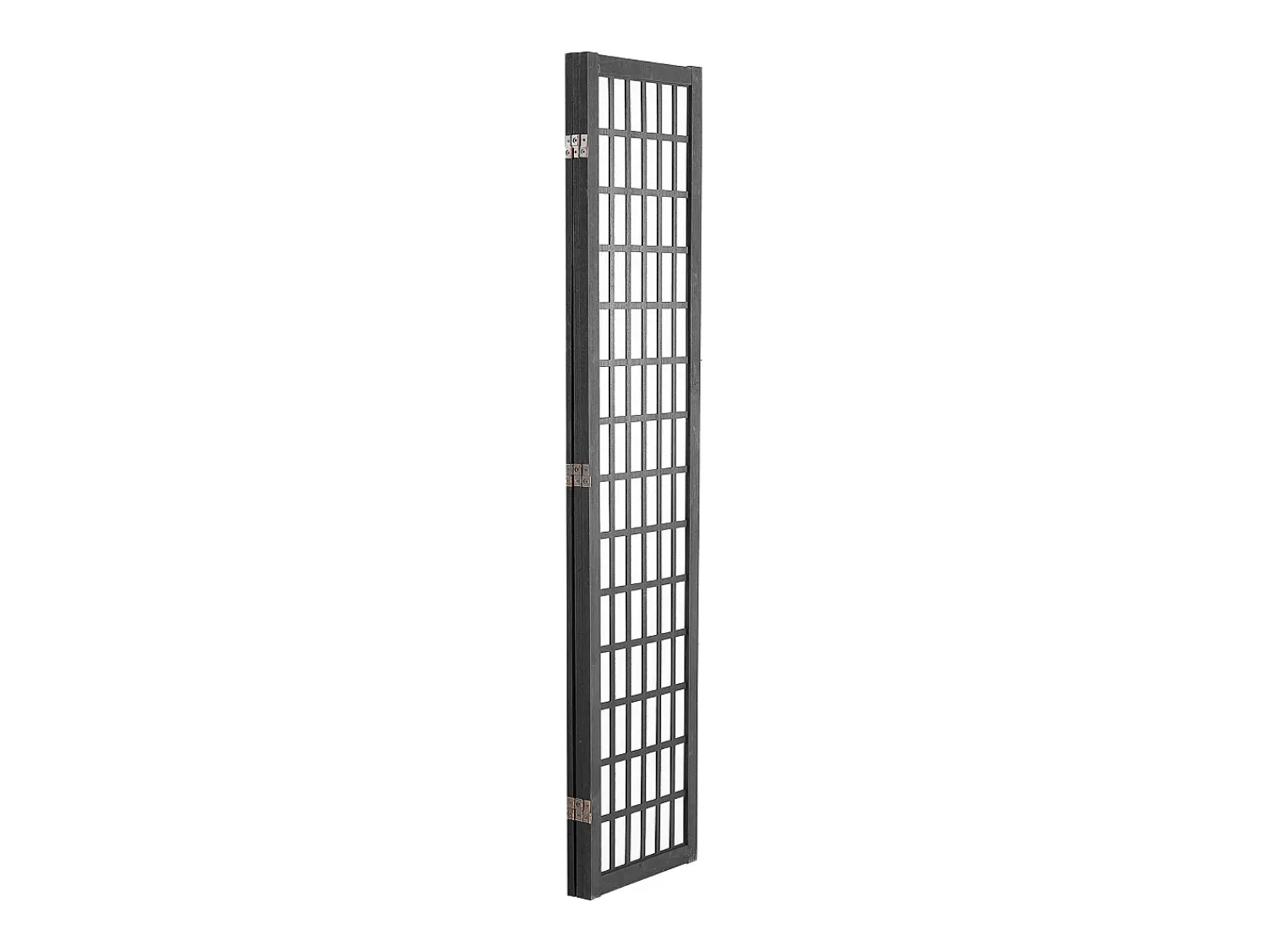 Tabique Divisorio SucceBuy, Tabique Divisorio Japonés de 3 Paneles, Tabique Japonés Portátil, de Madera, Gira 360°, 120,5 x 170 x 1,9 cm, para Separar Habitaciones Negro