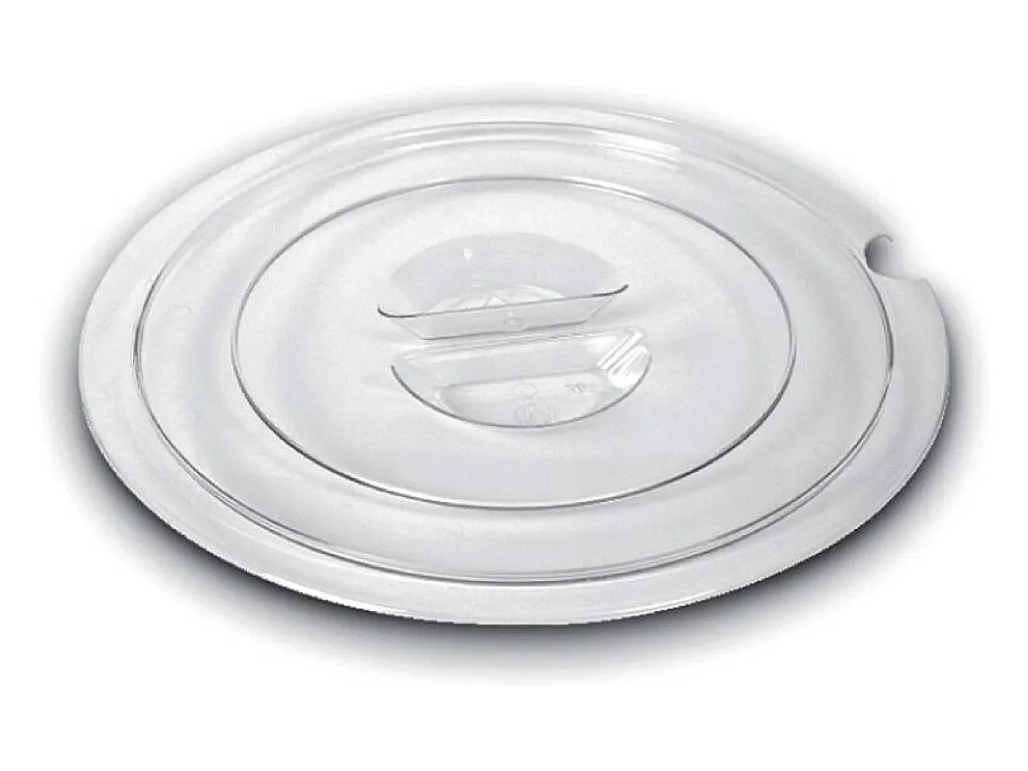 Tapa de 40cm con agujero para ensaladera de cristal Giganplast