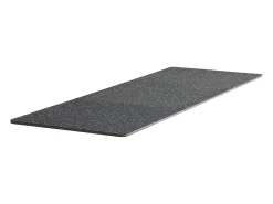 Felpudo^Tapete Entrelazado SucceBuy de 1.4 cm de Grosor para Gimnasio, 25 Piezas, Superficie de Goma, Blanco y Negro