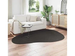 Online Tapiz Antracita 160 x 230 cm Poliéster Gris