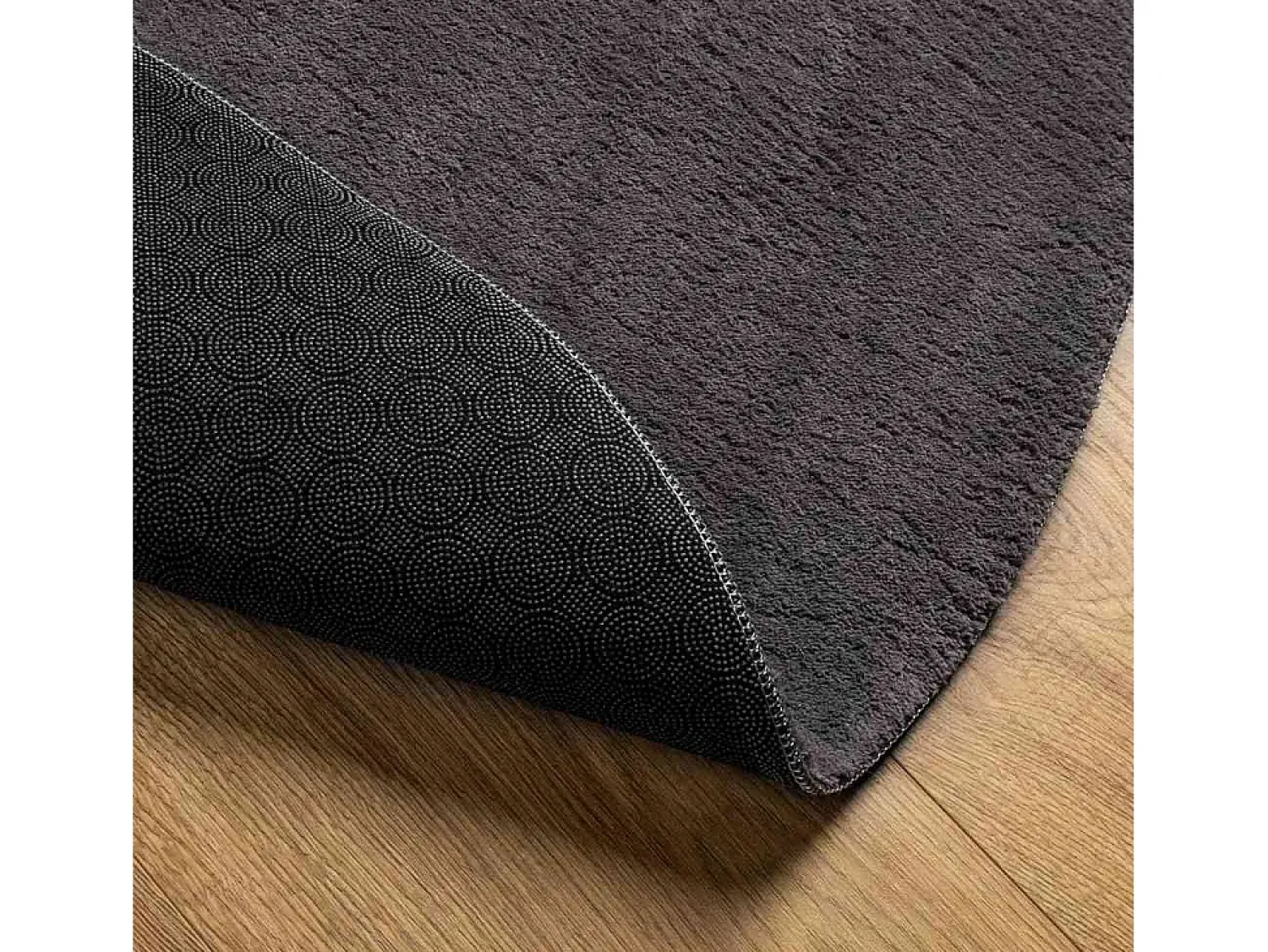 Online Tapiz Antracita 160 x 230 cm Poliéster Gris