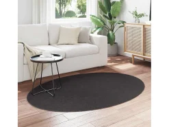 Tapiz Antracita 120 x 170 cm Poliéster Gris