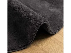 Tapiz Antracita 120 x 170 cm Poliéster Gris