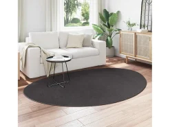 Discount Tapiz HUARTE Antracita 160 x 230 cm Poliéster Gris