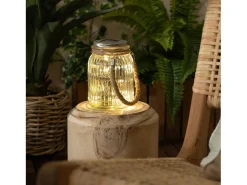 Tarro de Cristal LED Portátil Solar Winy 3000K Blanco Cálido