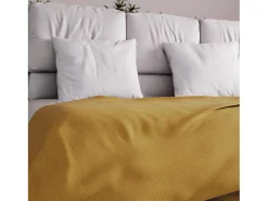 Soleil d'ocre Ropa De Casa^Tartan, Manta ADELE 140X200 cm Amarillo