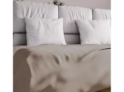 Sale Soleil d'ocre Tartan, Manta 140X200 cm ADELE taupe Topo